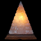 Lampada di sale Piramide Lavorata