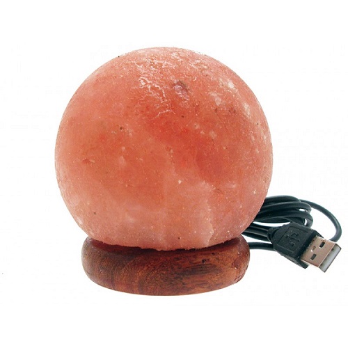 Mini lampada di sale dell'Himalaya USB a sfera della SunChine